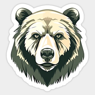 Grizzly Bear Animal Freedom World Wildlife Wonder Vector Graphic Sticker